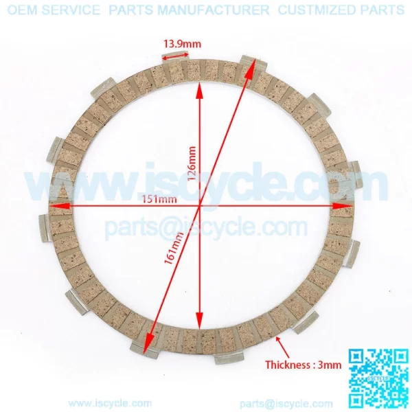 Wholesale Street bike Based Clutch Plate for Kawasaki