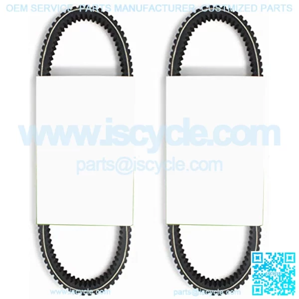 Heavy Duty Drive Belt Compatible with 422280360 and 715000302 for Select Outlander, Renegade, and Commander ATVs (2-Pack)