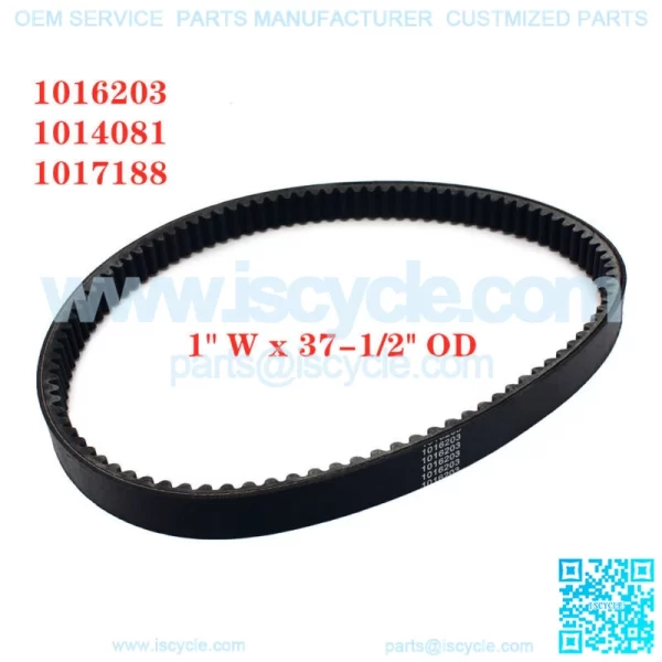 Clutch Drive Belt 1"W x 37-1/2"OD for Club Car Golf Car Precedent 04-22 DS Gas