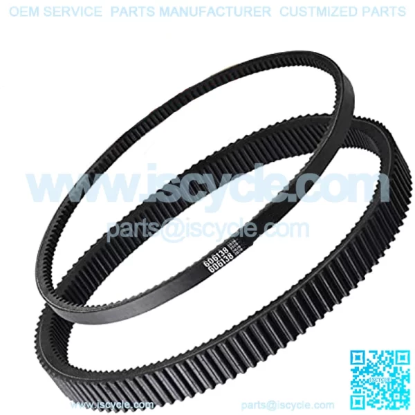Clutch Drive & Starter Generator Belt Kit for 2008-up EZGO RXV/TXT Golf Cart Models with Kawasaki Engine, Replaces OEM # 606136, 606138, 618630, 16548G1