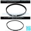 Club Car DS Precedent Drive Belt DS Starter Generator Belt Kit Fit Golf Cart DS 1997-UP and Precedent 2004-UP, Replace 1016203, 101916701 - Image 4