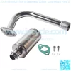 Exhaust with Muffler For Coleman Powersports CT200U,212cc 196cc/6.5HP Go Kart and Gas Mini Bike.