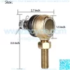 Golf Cart Tie Rod End Kit for Club Car DS 1976-2008 Gas & Electric, Left-Hand & Right-Hand Thread Ball Joint, OEM# 7539 7540 - Image 3