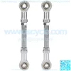 2pcs 150mm -170mm 8mm Steering Tie Rod Kit Ball Joint for 49cc Electric Mini ATV Go Kart 2pcs 150mm suspension kit go kart tie rod kit,go kart tie rod kit