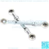 2pcs 150mm -170mm 8mm Steering Tie Rod Kit Ball Joint for 49cc Electric Mini ATV Go Kart 2pcs 150mm suspension kit go kart tie rod kit,go kart tie rod kit - Image 3