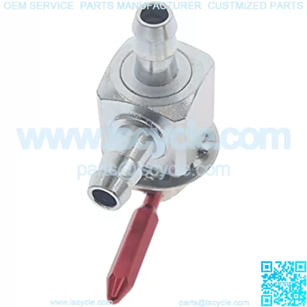 Fuel Flow Shut Off Valve 1/4" Nipple 90   for Generator Snowblower Snowmobile Lawn Tractor Mower L7118 - Image 2