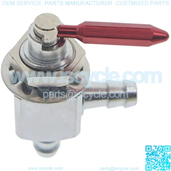 Fuel Flow Shut Off Valve 1/4" Nipple 90   for Generator Snowblower Snowmobile Lawn Tractor Mower L7118 - Image 3