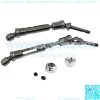 1Pair Aluminum Alloy RC CVD Steel Front & Rear Drive Shaft Transmission Axle Compatible with Traxxas Slash 4x4 Stampede Rustler VXL HQ727 RC Short Truck