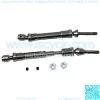 1Pair Aluminum Alloy RC CVD Steel Front & Rear Drive Shaft Transmission Axle Compatible with Traxxas Slash 4x4 Stampede Rustler VXL HQ727 RC Short Truck - Image 2