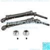 1Pair Aluminum Alloy RC CVD Steel Front & Rear Drive Shaft Transmission Axle Compatible with Traxxas Slash 4x4 Stampede Rustler VXL HQ727 RC Short Truck - Image 3
