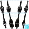 Set of 4 Front and Rear ATV CV Axle Drive Shaft Assembly Replacement for 2004 Polaris Sportsman 400 500 HO 2003 2004 Sportsman 600 700 4X4