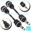 ATV CV Axle Shaft replacement for 2004-2010 Axle Shaft Assemblies Driving Shaft CV Boot joints Rear Left Right