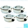 01102-075-4PC 4-Pcs Set Screw Shaft Collar, Zinc Plated Steel, 3/4" Bore Corrosion Resistant .5625" Width.75 Carbon Steel (Pack of 4)