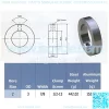 01102-075-4PC 4-Pcs Set Screw Shaft Collar, Zinc Plated Steel, 3/4" Bore Corrosion Resistant .5625" Width.75 Carbon Steel (Pack of 4) - Image 3