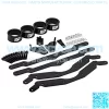Fits Polaris 3" Lift Kit + Sway Bar Quick Disconnect + Spring Spacers RZR 800 Side-By-Side ATV Suspension Lift (Black) High Carbon Steel