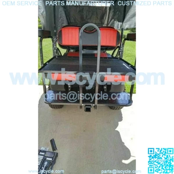 Golf Cart Rear Grab Bar Hand Rail Rear Handle for Club Car Yamaha Universal Black - Image 3