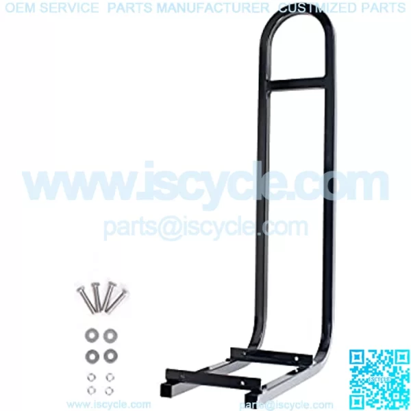 Golf Cart Rear Seat Safety Grab Bar Hand Rail Fits Club Car Yamaha Golf Car, One Solid Piece, Electrophoresis Treatment and Black Powder Coating Double Anti-Rust.