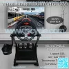 Foldable Racing Steering Wheel Stand Plus Gearshift Mount for Logitech G920 Racing Wheel, Pedal & Shifters - Image 2