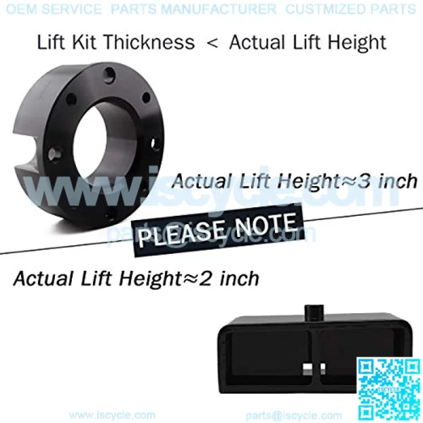 Lift Kit, 3" Front and 2" Rear Leveling Lift Kit Compatible with 2007-2019 Toyota Tundra 2WD 4WD - Image 2