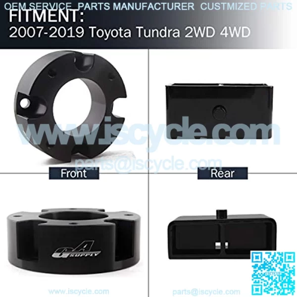 Lift Kit, 3" Front and 2" Rear Leveling Lift Kit Compatible with 2007-2019 Toyota Tundra 2WD 4WD - Image 3