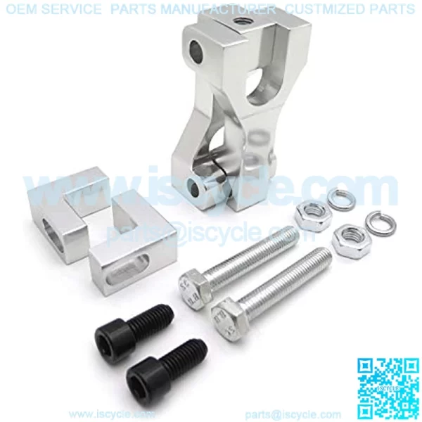 Motorcycle Front Lowering Kit Silver New Compatible with Suzuki LTR 450 QuadRacer ATV [P/N:MT283-008] - Image 5