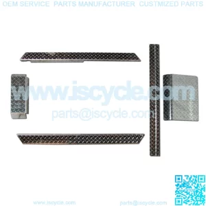 Club Car DS Golf Cart Diamond Plate Combo Accessory Kit