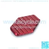 CNC Billet Anodized Aluminum Motorcycle Kickstand Pad - Image 2