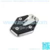 CNC Billet Anodized Aluminum Motorcycle Kickstand Pad - Image 3