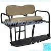 Gusto Yamaha G14, G16, G19, G22 Golf Cart Flip Folding Rear Back Seat Kit - Tan