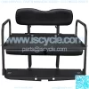 Club Car Precedent Golf Cart Flip Folding Rear Back Seat Kit - Black - Image 3