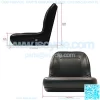 Black High Back Seat for 2007 & 2008 Arctic Cat Prowler 650 H1 Automatic 4x4 ATV - Image 2