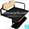 Yamaha G14, G16, G19, G22 Golf Cart Flip Folding Rear Back Seat Kit - Tan - Image 3