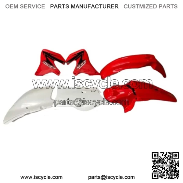Honda Plastic Body Kit Set XR650R Fenders Panels Shrouds OEM 2007 Graphics set