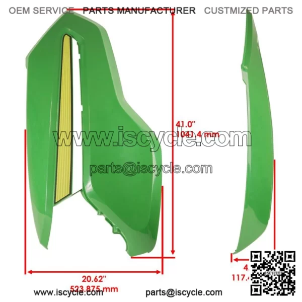 AUC13490 AUC13489 Hood Panel For John Deere X300 X300R X304 X305R X310 X320 X324 - Image 2