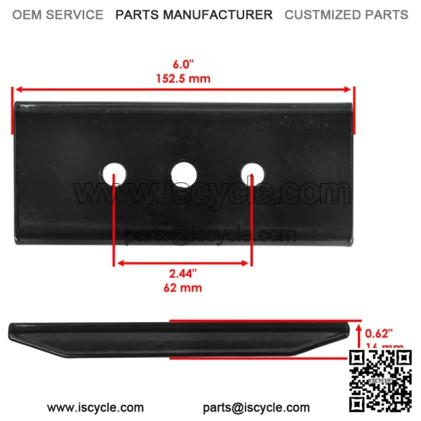 106-2248-03 Blade Stiffener For Lawn Boy Z 3500 HLX - Image 2