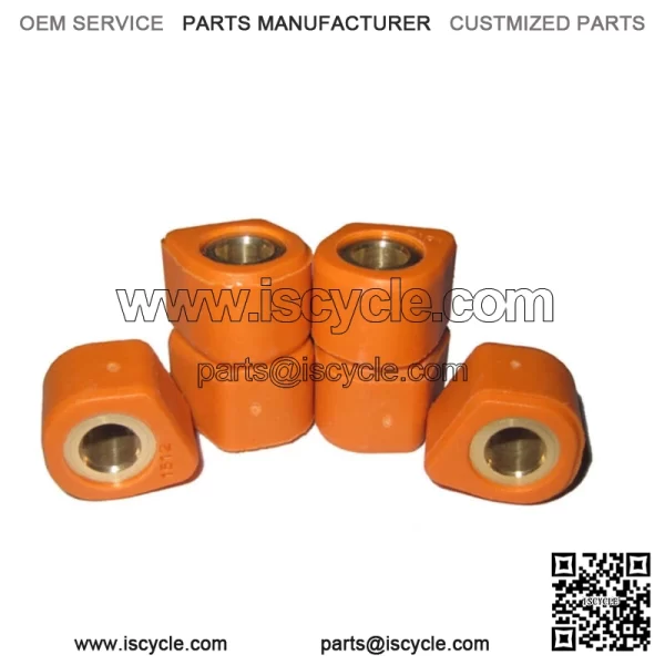 HP Variator Roller Kit 15x12 for JOG 1P40QMB VINO50 RS100 Keeway Scooter Go Kart - Image 2