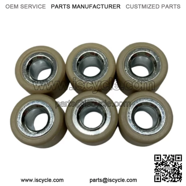 14gm Scooter Front Drive Variator Clutch Roller Weights 18mm x 14mm-6pc-150cc - Image 2