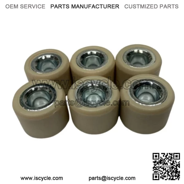 14gm Scooter Front Drive Variator Clutch Roller Weights 18mm x 14mm-6pc-150cc - Image 3