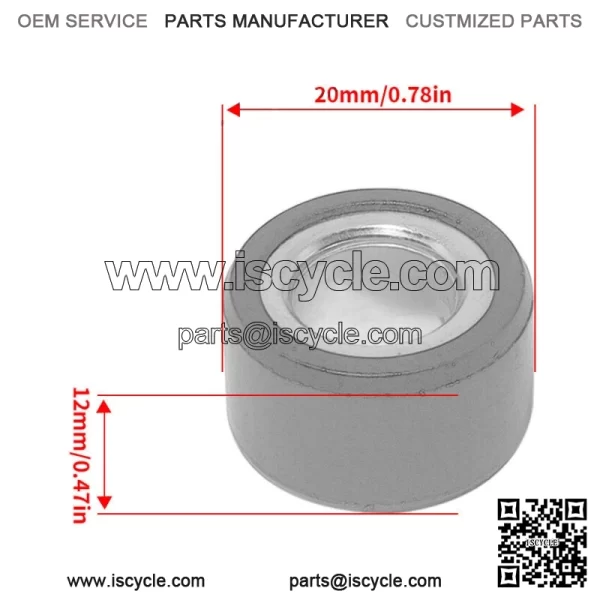 For Yamaha Variator Clutch Roller Weight Set GPD125-A Ocito 125 GPD150-A NMAX150 - Image 2