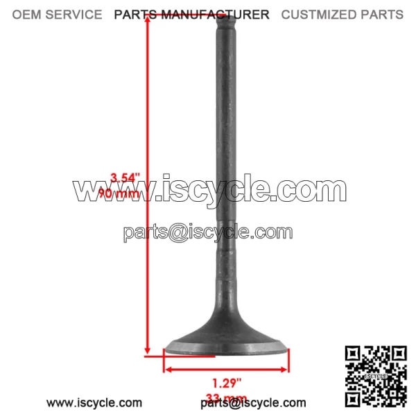 3007-152 3007-784 3007-860 3402-226 Intake & Exhaust Valve Kit For Arctic Cat - Image 3