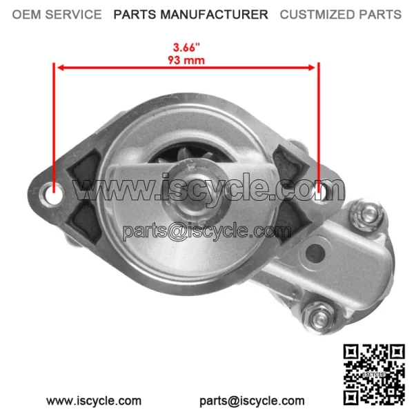 Starter for John Deere Z540M Z540R ZTrak Mower 12V CCW 10 Teet AUC12656 MIA11626 - Image 3