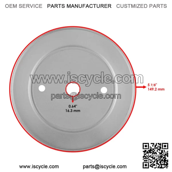 30" Deck Spindle & Blade Kit For Husqvarna RZ3016 For Poulan Pro 301ZX - Image 4