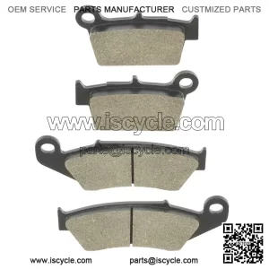 Front and Rear Brake Pads for Kawasaki KX250 KX250X KX450X 2021-2025