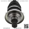 Front Right CV Axle Half Drive Shaft for Arctic Cat 400 500 700 1502-874 - Image 5