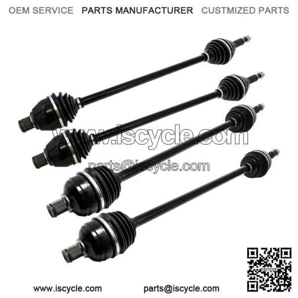 Front Rear CV Axle Kit For Polaris RZR Pro R 4 Sport 1337064 1334561 - Image 2