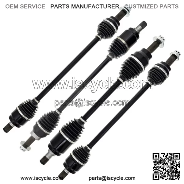 Front Rear CV Axle Kit For Honda Pioneer 700 700-4 SXS700M2 44220-HL3-A01