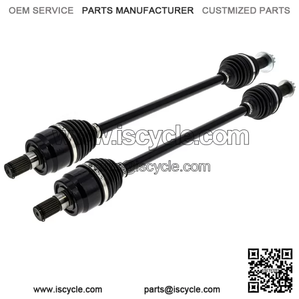 Front Rear CV Axle Kit For Honda Pioneer 700 700-4 SXS700M2 44220-HL3-A01 - Image 3