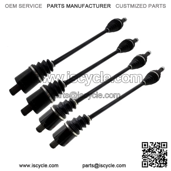 Front Rear CV Axle Kit for Polaris RZR XP Turbo S Velocity 1334315 2207752 - Image 2