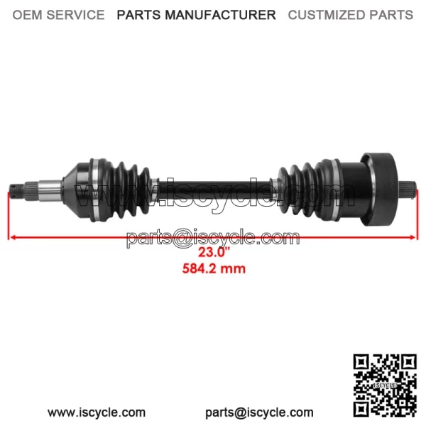 Front CV Joint Axle For Arctic Cat 1000 XT 2013-14 / 1000 H2 2011 Left & Right - Image 2