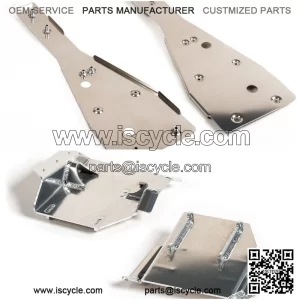 Full Chassis Glide & Swing Arm Skid Plate Gaurd Combo YAMAHA YFZ450 YFZ 450
